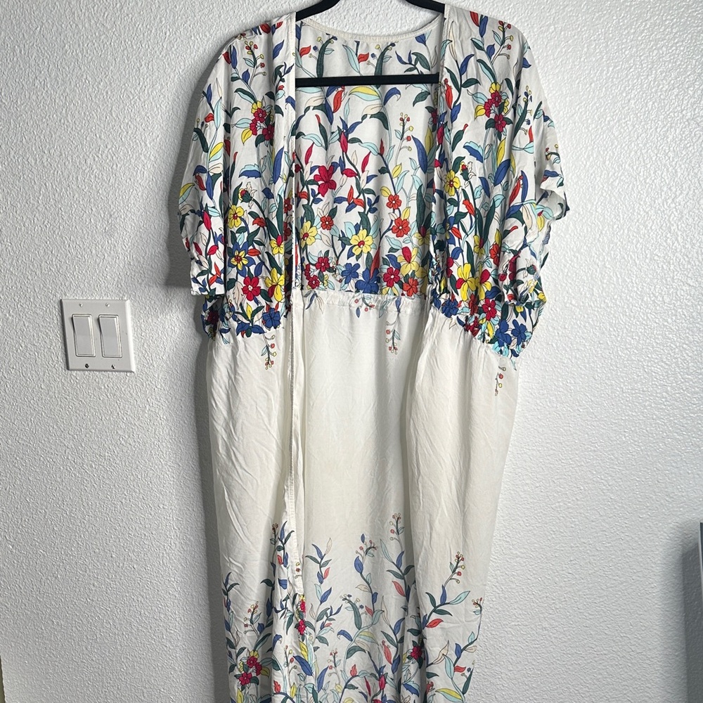 Cupshe Floral Print  swim coverups onn size
